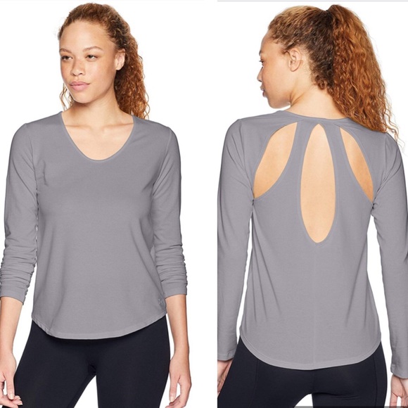 under armour open back long sleeve